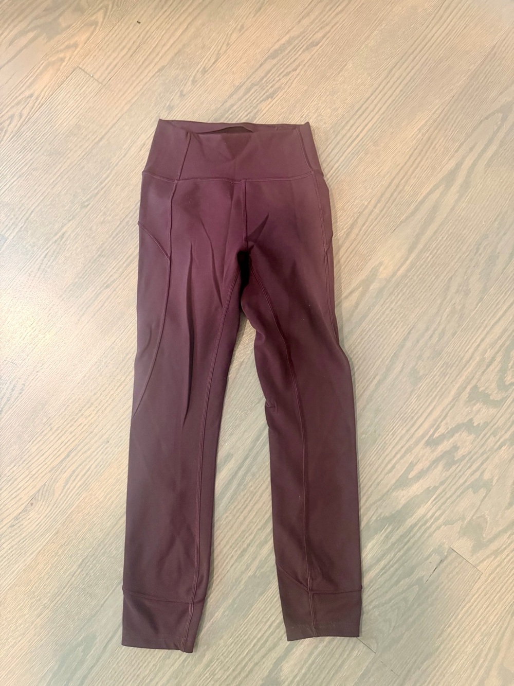lululemon athletica High-Rise Leggings- burgundy